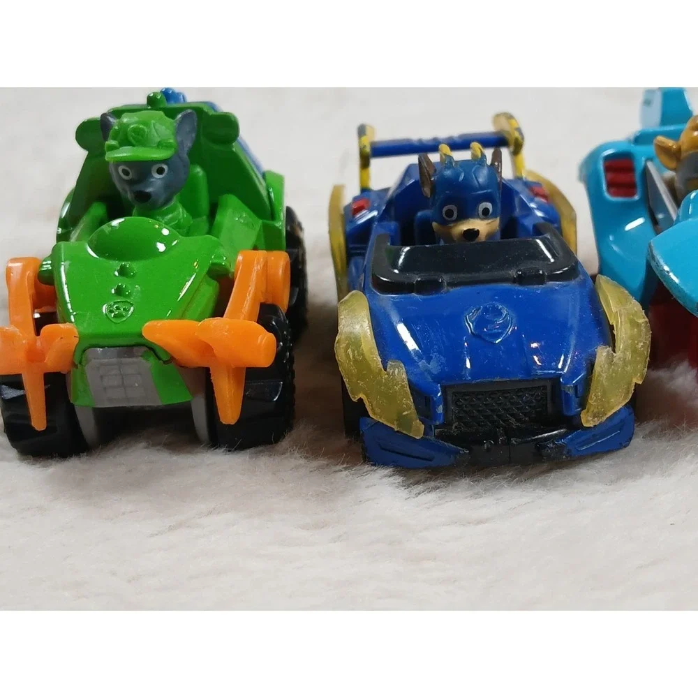 Paw Patrol True‎ Metal lot diecast Cars flames Marshall Chase